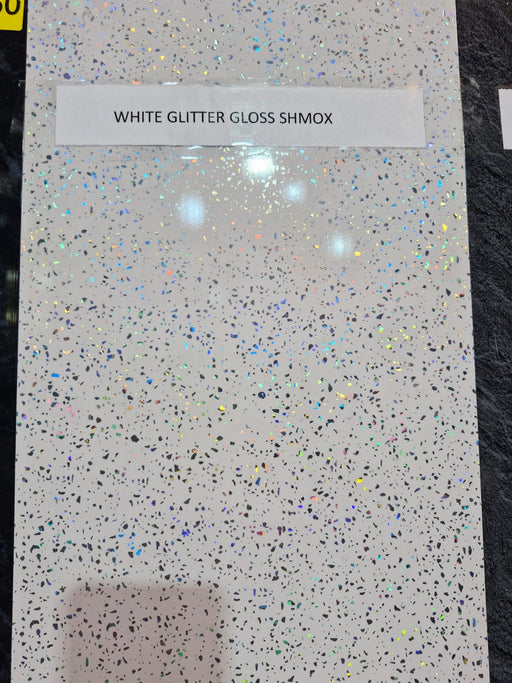 WHITE GLITTER GLOSS 250mmx2.6m