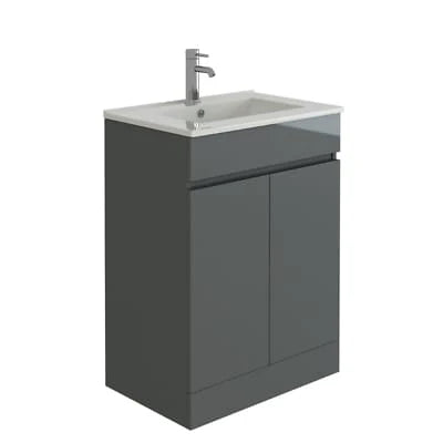 Naptune Star 500 Anthracite Grey Unit and Basin