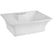 Nuie 480 x 380mm White Rectangular Counter Top Vessel Basin