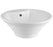 Nuie 480mm Round White Counter Top Vessel Basin With Overflow - NBV006