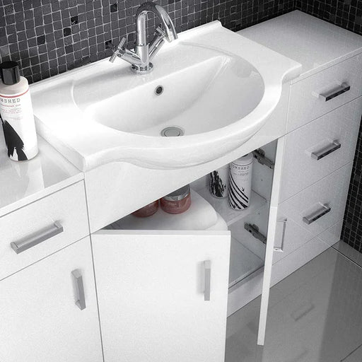 White 550mm Vanity Unit CV550