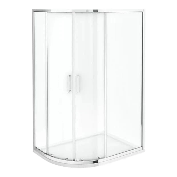 Offset Quadrant Shower Enclosure with Tray & Waste