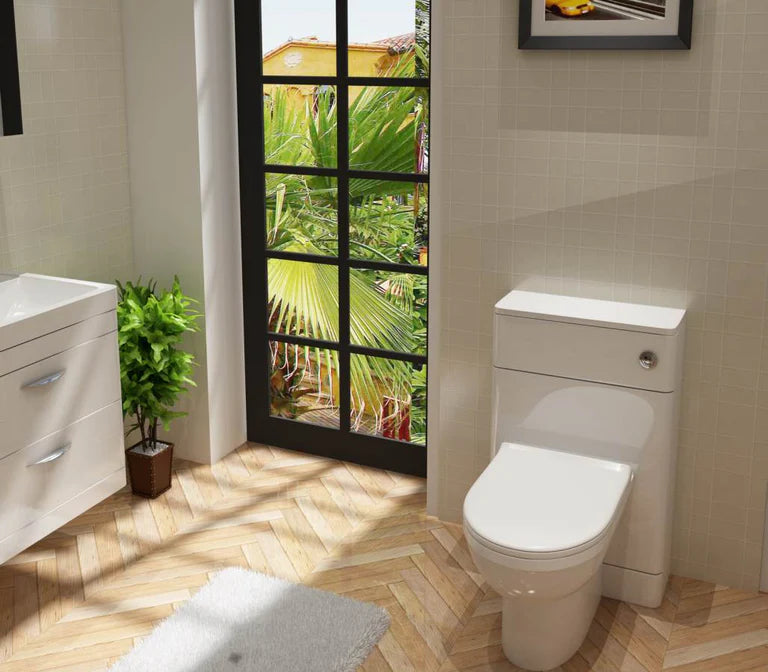 Apollo 500x200 Round Edge WC unit White