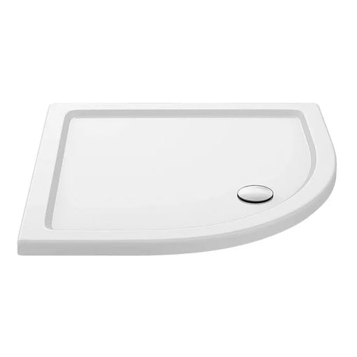 Offset Quadrant Shower Tray Stone