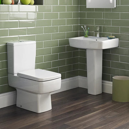 Bliss 4 Piece Bathroom Suite - Toilet & Basin with Pedestal