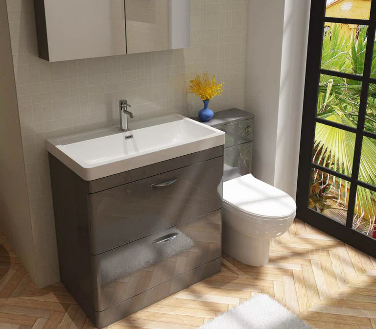 Apollo 700 FS Unit and Ceramic Basin Grey Gloss