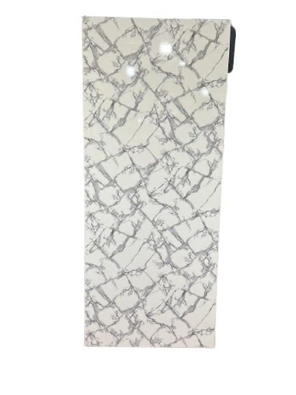 White Grey Veins Marble Dark Carrar Effect Shower Panel