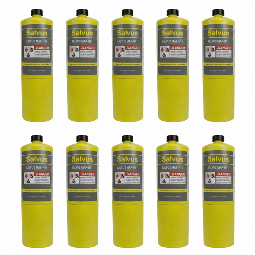 Gas Cylinder Salvus Gas Map Plus Pack of 12