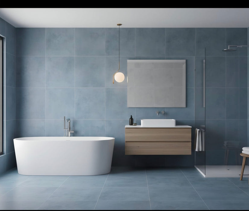Leon Blue 60cm x 120cm Wall & Floor Tile