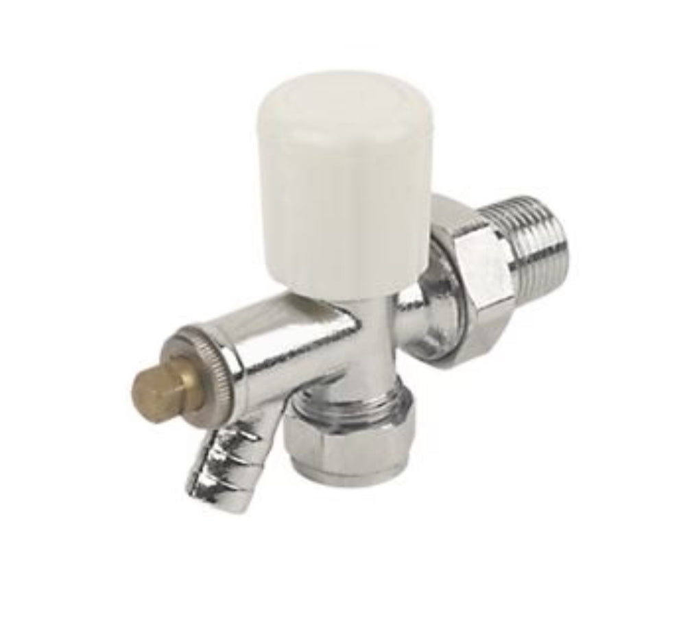 Voyager 15mm Angled Radiator Valve (3/4")