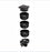 320 Round Manhole Set 3 Riser 1 Cover 1 base