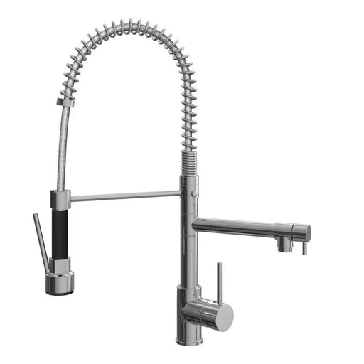 Ellsi Biella Kitchen Sink Mixer with Swivel Spout & Directional Spray - Chrome