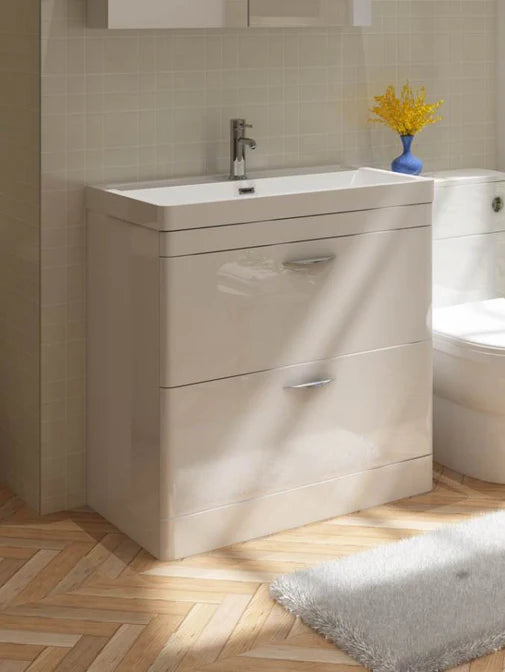 Apollo 700 FS Unit and Ceramic Basin White