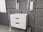 Apollo 700 Wall Hung Unit and Ceramic Basin White