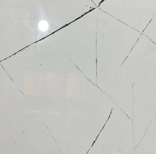 Space White Glossy 60x60 Wall & Floor Tile