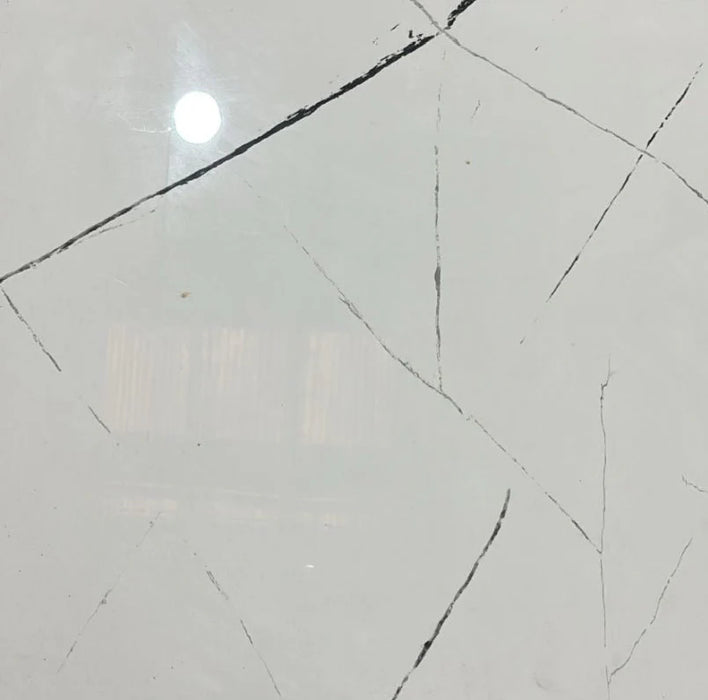 Space White Glossy 60x60 Wall & Floor Tile