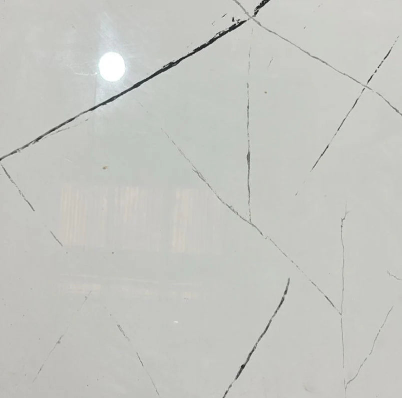 Space White Glossy 60x60 Wall & Floor Tile