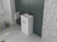 Cube 450mm Cloakroom Unit And Basin – White