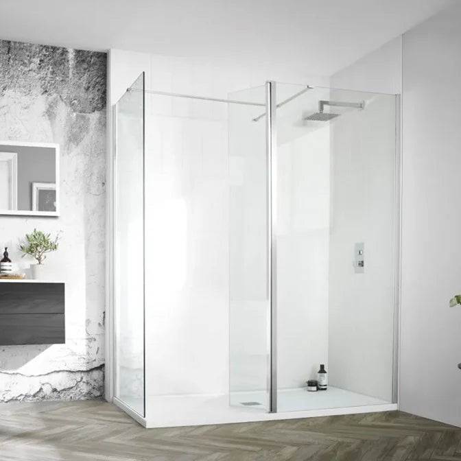 Aquadart Wetroom 8 300mm Flat Folding Flipper Panel