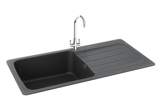 Carron Phonenix Columba 100 Inset Graphite Synthetic Sink