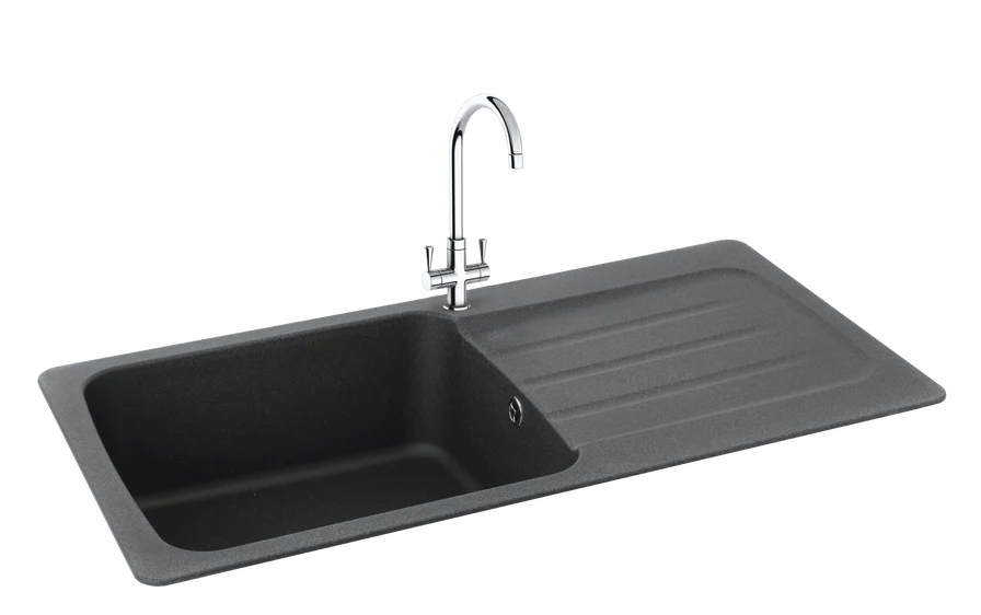 Carron Phonenix Columba 100 Inset Graphite Synthetic Sink