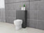 Apollo 500×200 Round Edge WC Unit Anthracite Grey