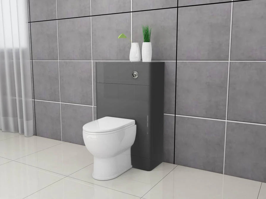 Apollo 500×200 Round Edge WC Unit Anthracite Grey