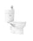 2 In 1 Compact Basin And Close Couple Toilet Combo Space Saver