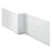 Acrylic Square Offset Front Panel for 1700 L-Shaped Shower Baths