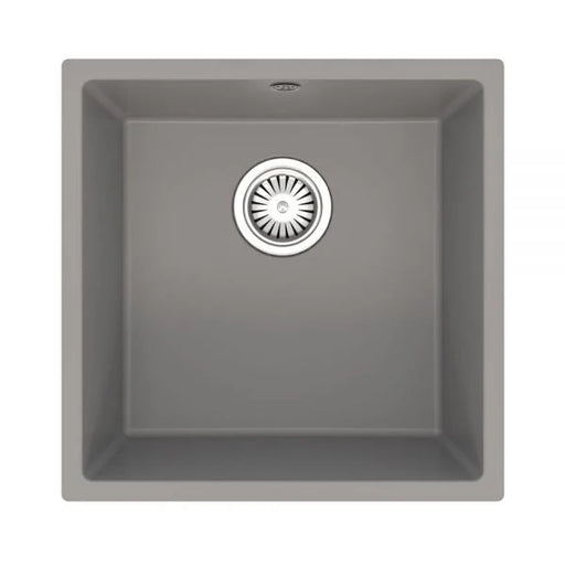 Ellsi 1.0 Bowl Inset or Undermount Matt Grey Comite Kitchen Sink