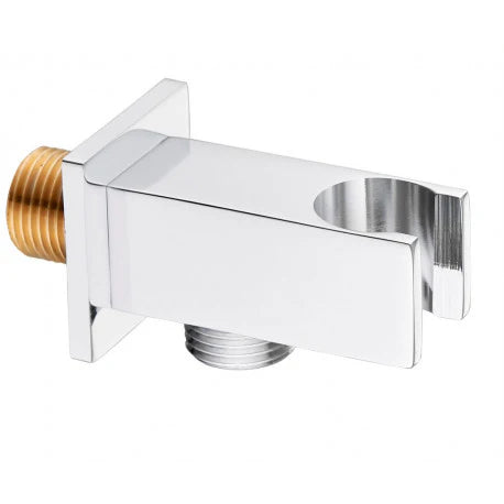 TAILORED CHROME SQUARE SHOWER OUTLET HOLDER