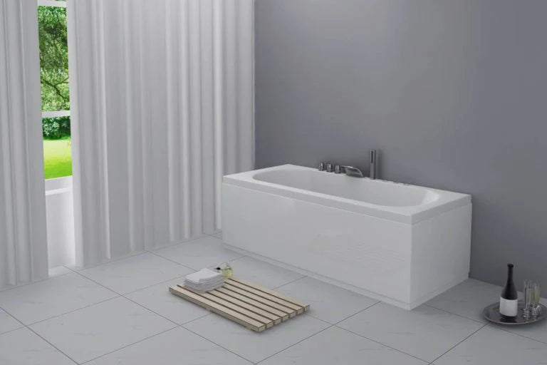 Acubase Front Bath Panel 2 pc White