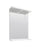 Nuie Premier Mayford Gloss White 550mm Mirror With Light Canopy