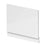 Gloss White MDF Bath End Panel