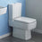 Bliss Close Coupled Square Toilet inc. Soft Close Seat