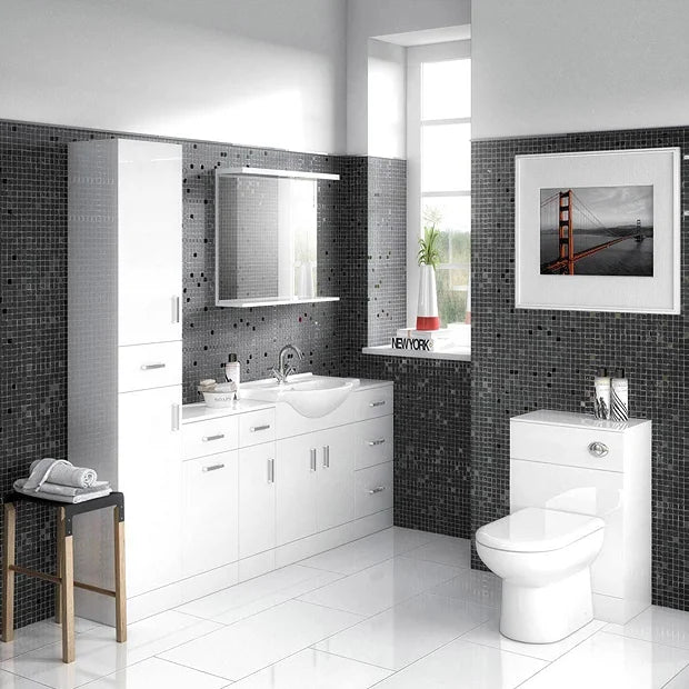 Cove White 500x300mm WC Unit Only