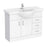 White 1050mm Large Vanity Unit