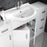 White 850mm Vanity Unit CV850