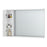 Cove White Illuminated Mirror Cabinet (1050mm Wide)