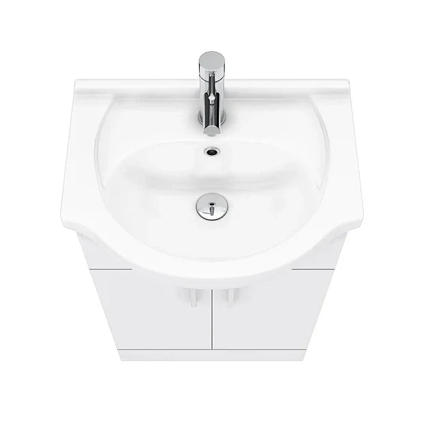 White 550mm Vanity Unit CV550