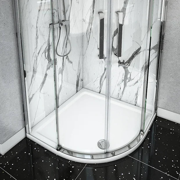 90mm High Flow Chrome Shower Tray Waste