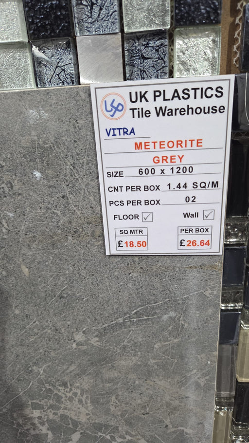 Meteorite Grey 60cmx120cm Wall & Floor Tile