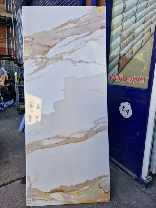 Golden Callcatta wall panel Size: 1000×2400 mm Thickness: 10mm