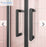 Toreno Matt Black Quadrant Shower Enclosure