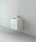 Apollo 600 Wall Hung Unit and ceramic Basin White