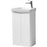 ARC WHITE 500MM FLOOR STANDING 2 DOOR BATHROOM VANITY UNIT AND BASIN