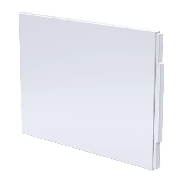 White Acrylic End Bath Panel