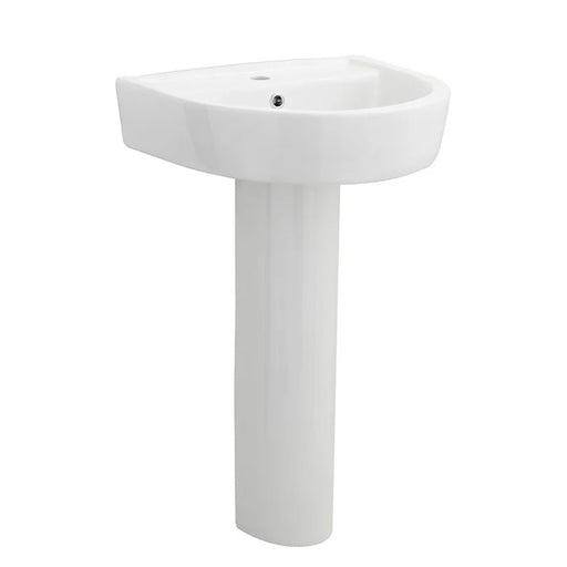 520mm Basin 1TH & Round Pedestal