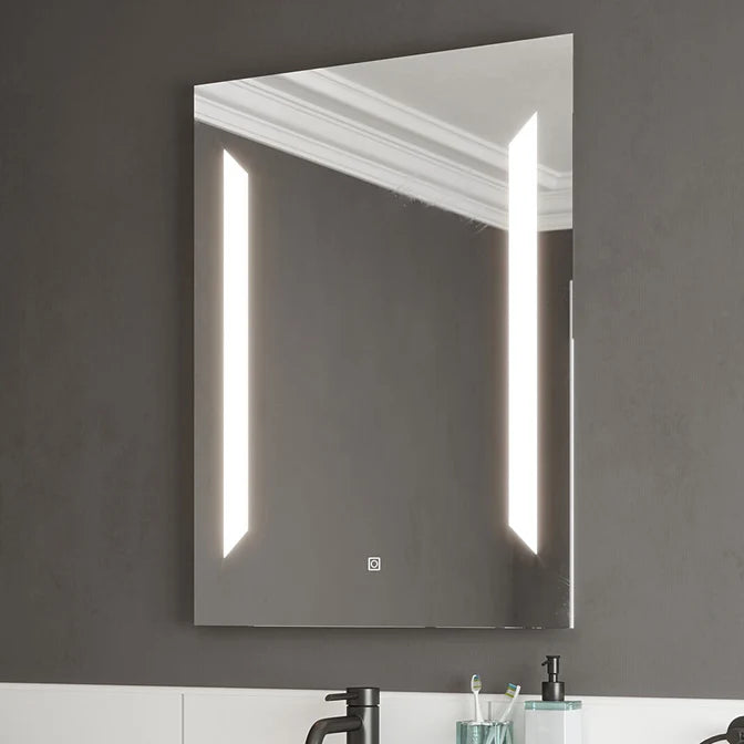 Vellamo LED Illuminated Bathroom Mirror with Demister Pad - 800 x 600mm