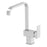 Modern Mono Kitchen Mixer Tap Chrome Square Single Lever Swivel Waterfall Spout